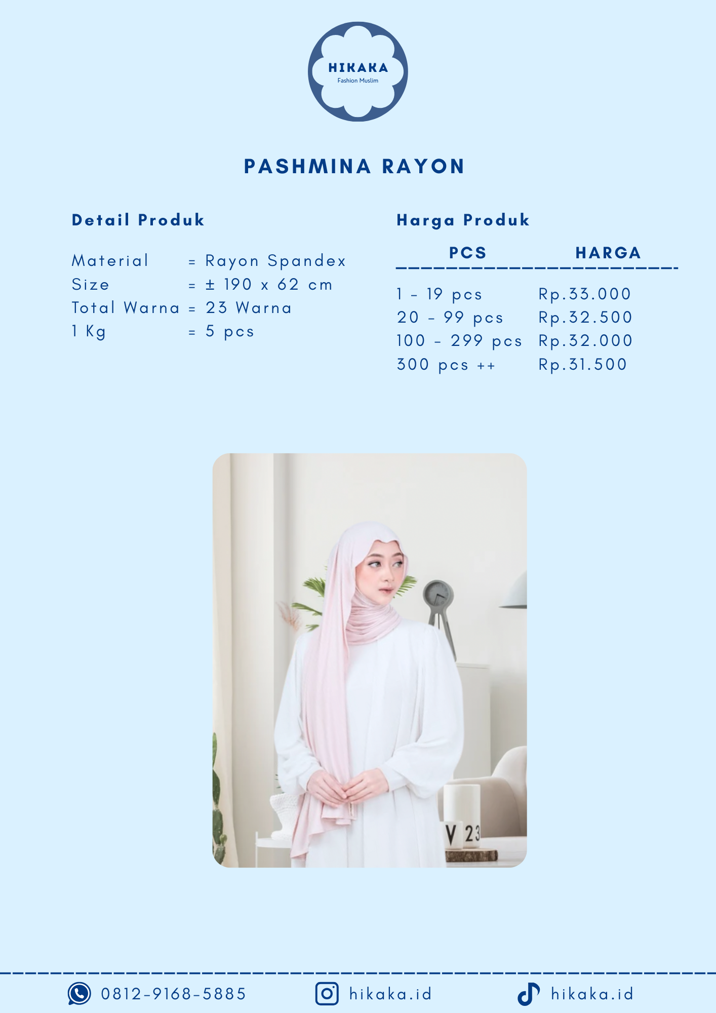 1 - Pashmina Rayon
