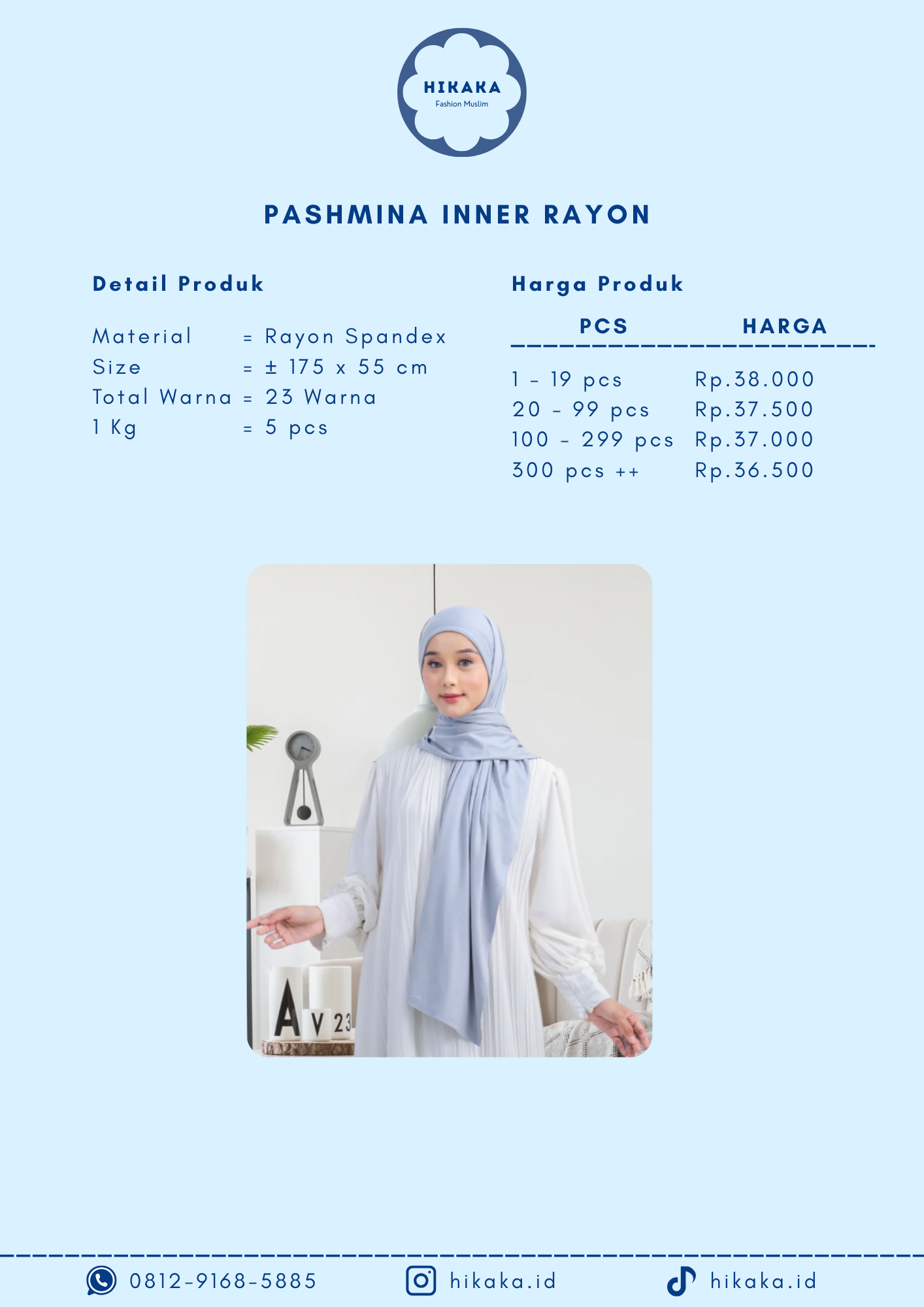 4 - Pashmina Inner Rayon